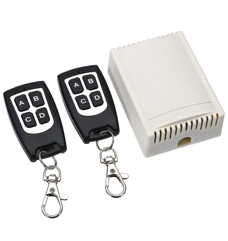 Geekcreit 12V 4CH Channel 433Mhz Wireless Remote Control Switch With 2 Transmitter