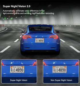 3 Lens Car Dash Cam Front Inside Rear Lens Car Driving Recorder HD 1080P Rear Camera Night Vision Dual-Angle Car DVR Driving Video Recorder