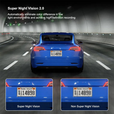 3 Lens Car Dash Cam Front Inside Rear Lens Car Driving Recorder HD 1080P Rear Camera Night Vision Dual-Angle Car DVR Driving Video Recorder