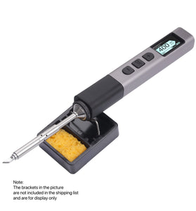 PTS201 Intelligent Soldering Iron Type-C Fast Charging 18-100W OLED Display 30C-450C Adjustable Temperature Portable Lightweight