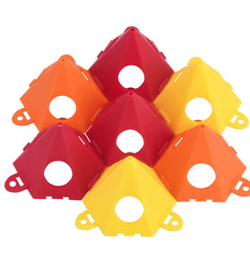 10pcs Portable Woodworking Paint Triangle Stand Wood Support Pyramids Rack Carpenter Lift Pads Feet Tool Accessories Paint Pad