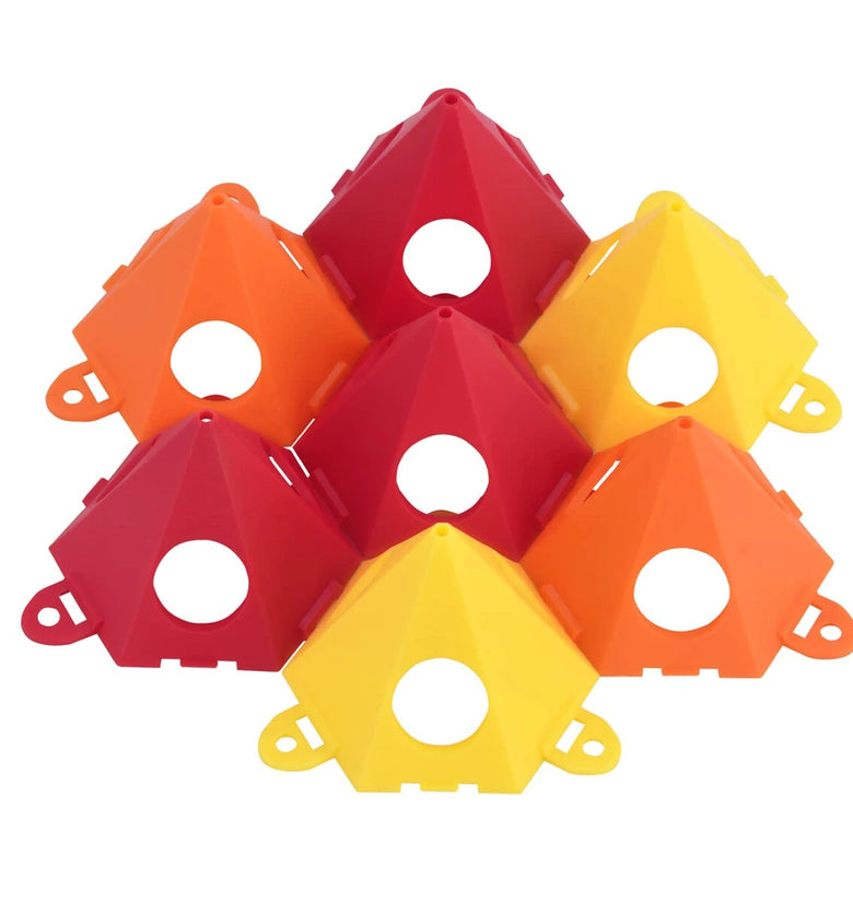 10pcs Portable Woodworking Paint Triangle Stand Wood Support Pyramids Rack Carpenter Lift Pads Feet Tool Accessories Paint Pad