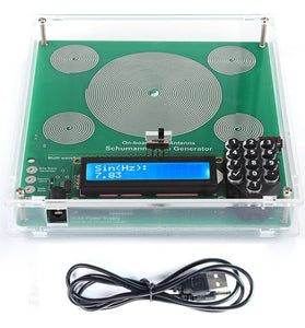 Adjustable Frequency Modulation Signal Generator 0.01Hz to 100000Hz Multi-Waveform Schumann Wave Sine Square Inverted Portable Relaxation Device