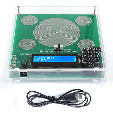 Adjustable Frequency Modulation Signal Generator 0.01Hz to 100000Hz Multi-Waveform Schumann Wave Sine Square Inverted Portable Relaxation Device