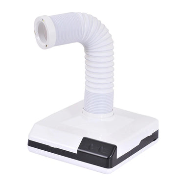 60W Nail Dust Collector with Lamp Woodworking Dust Collector Adjustable Speed Nail Fan Dust Collector with Reusable Filter for Home Salon Woodworking Use