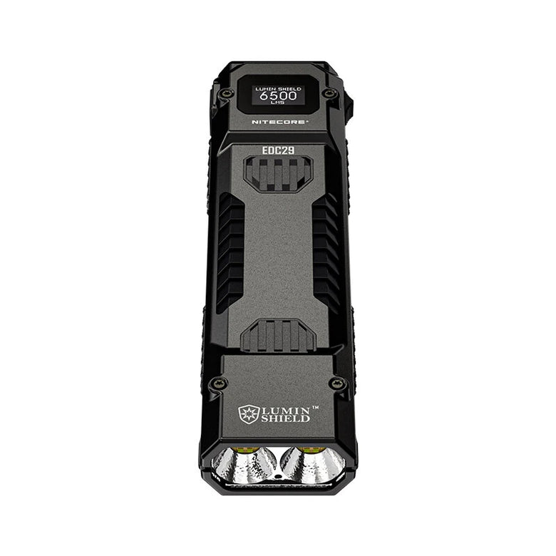 Nitecore EDC29 6500 Lumen USB-C Rechargeable Flat EDC Flashlight with Spotlight Floodlight, Slim Portable For Outdoor Adventure Tactical Patrol