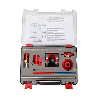 Wheel Marking Gauge Adjustable Scriber Ruler Aluminum Alloy Stainless Steel Precision Tool Parallel Line Scale Woodworking Center Finder Compass