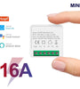 16A Mini Smart Wifi DIY Switch Support 2 Way Control Smart Home Automation Module Work with Alexa Google Home Smart Life App