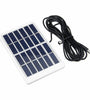 1.2W 6V Mini Portable Polycrystalline Solar Panel with Plastic Frame + 5521 DC Interface Cable