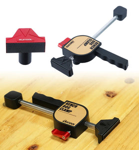 RUITOOL 19mm MFT Workbench Woodworking Clamps Set with 2 PCS Clamps and 2 PCS Bench Dogs for for 3/4 Inch 19mm Workbench Dog Hole