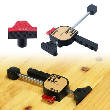 RUITOOL 19mm MFT Workbench Woodworking Clamps Set with 2 PCS Clamps and 2 PCS Bench Dogs for for 3/4 Inch 19mm Workbench Dog Hole