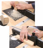 Wnew 450mm Miter Gauge Fence with Tenon Block and A Repetitive Cut Flip Stop For Wood Workbench Router Table Saw Table