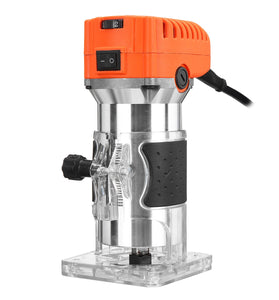 1280W Wood Palm Router Tool Hand Edge Trimmer WoodWorking Joiner Cutting Palmming Tool 6 Speeds 35000r/min 220V 6.35mm(1/4")