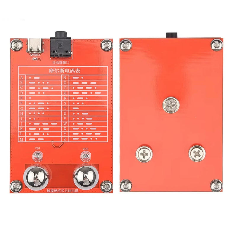 USB Type-C DC 5V CW Morse Telegraph Touch Sensitive Automatic Key Module Amateur Radio Morse