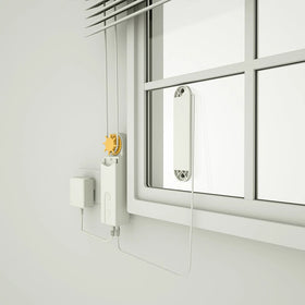 Moeshouse CM-LS DIY Smart Motorized Chain Roller Blinds Curtain Shade Shutter Drive Motor Powered By Solar Panel and Charger Bluetooth APP Control