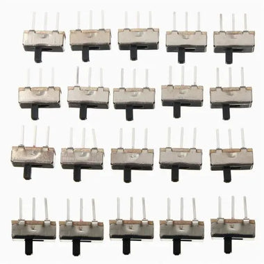 60pcs SS12D00G3 2 Position SPDT 1P2T 3 Pin PCB Panel Mini Vertical Slide Toggle Switch