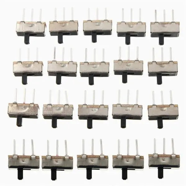 60pcs SS12D00G3 2 Position SPDT 1P2T 3 Pin PCB Panel Mini Vertical Slide Toggle Switch