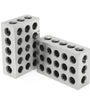 Machifit 2pcs 1x2x3 Inch Blocks 23 Holes Parallel Clamping Milling Tool Precision 0.0001 Inch