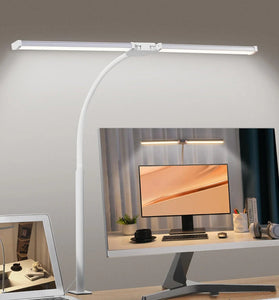 24W USB LED Desk Lamp Dimmable With 360 Rotatable Flexible Neck Ideal for Home Office & Bedroom