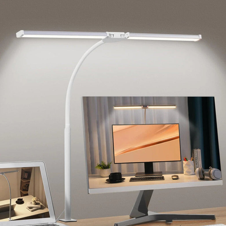 24W USB LED Desk Lamp Dimmable With 360 Rotatable Flexible Neck Ideal for Home Office & Bedroom