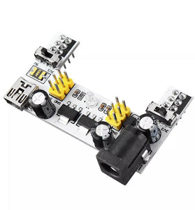 5Pcs MB102 2 Channel 3.3V 5V Breadboard Power Supply Module White Breadboard Dedicated Power Module MB-102 Solderless Bread Board