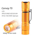 Convoy T5 219B 519A LED High CRI LED Flashlight AA/14500 Mini Flash Light Torch 12 Groups Perfect For All Situation Fishing Camping Linterna Work Lamp