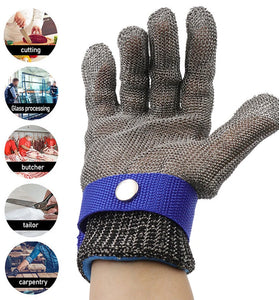 Stainless Steel Cut Resistant Glove Mesh Metal Glove Food Grade for Kitchen Cooking / Woodworking Carving / Butcher Meat Cutting