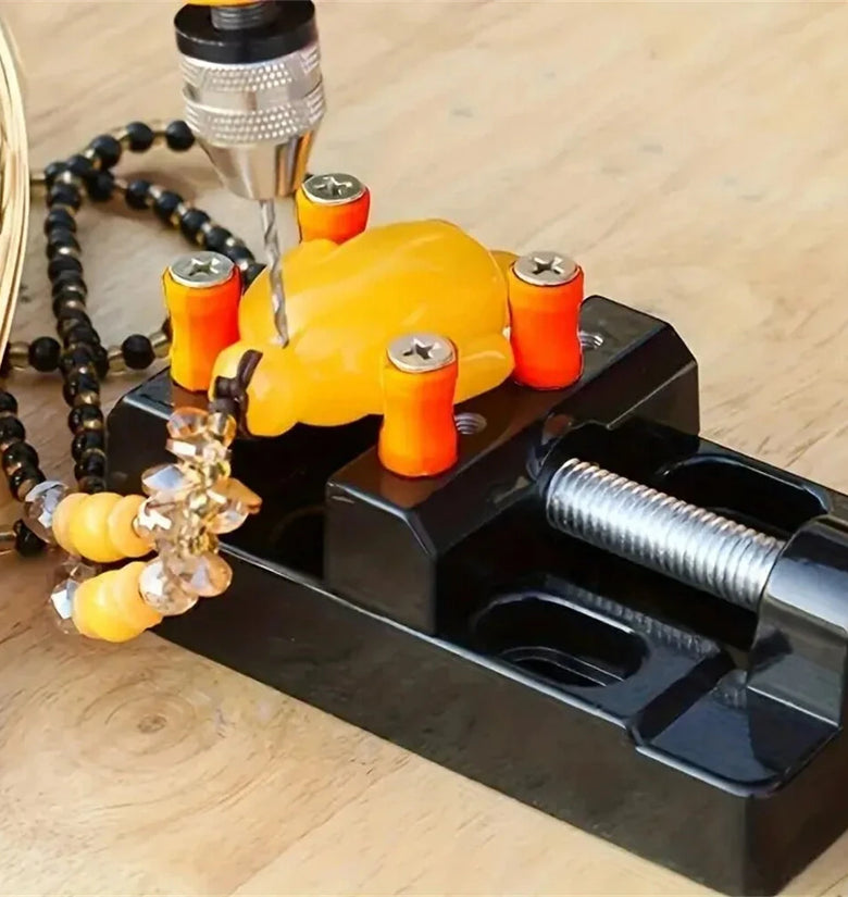 Fast Eight-Hole Table Vise Mini Clamping Bed for Bodhi Walnut Carving Fixed Jig Woodworking Small Table Vise Portable