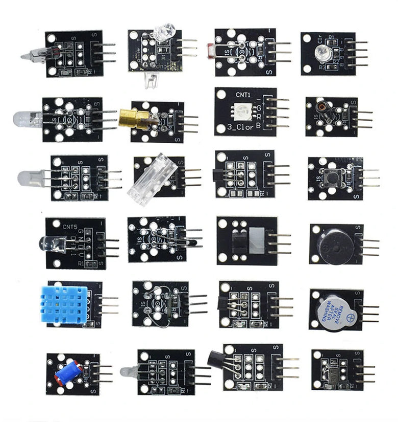 Geekcreit 45 In 1 Sensor Module Board Starter Kits Upgrade Version For Arduino UN0 R3 MEGA2560 Plastic Bag Package