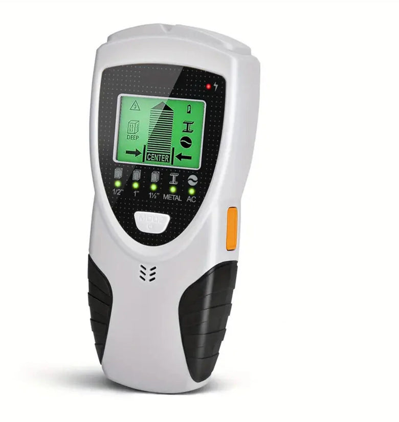 5-in-1 Versatile Detector for Log Wire Metal AC Wire and Current with LED Display CE Certified Dry Cell Powered Home Improvement Essential