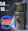 Mustool 10MHz Bandwidth 50Msps Sampling Rate MT8210PRO Auto Oscilloscope with High-Frequency Testing ACV Precision Measurement Auto Sleep Function for Energy Efficiency