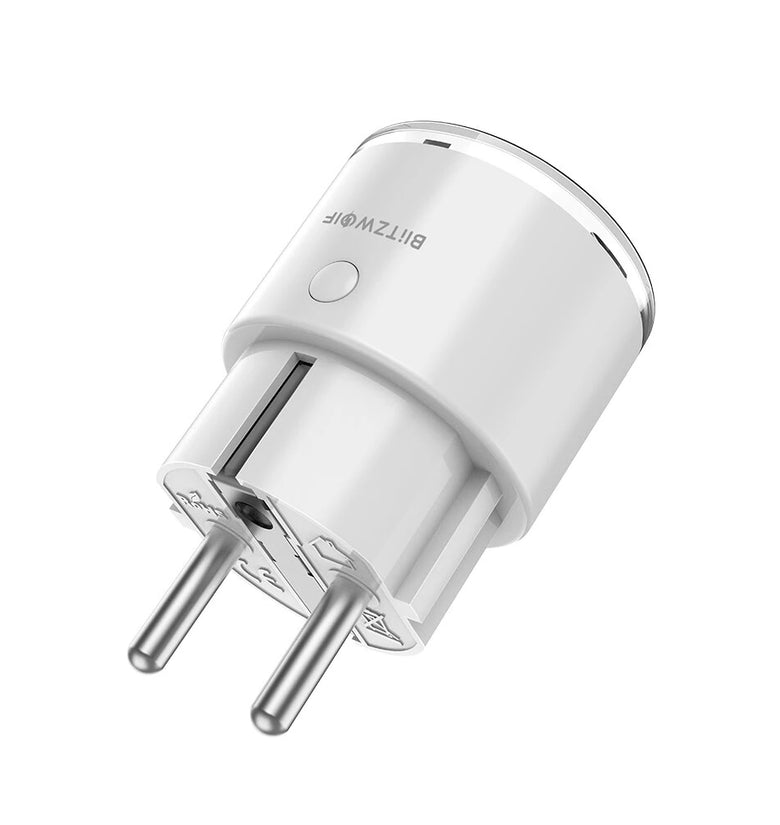 [4PCS]BlitzWolf BW-SHP6 Pro 15A 3450W WiFi Smart Plug Wireless Power Socket Outlet Energy Monitoring No Hub Required App Remote Control Voice Control Works With Amazon Alexa and Google Assistant