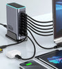 [GaN Tech] Bakeey WLX-F8L 660W 8-Port USB PD Charger 2USB-A+6USB-C PD QC3.0 FCP AFC Fast Charging with RGB Light Desktop Charging Station EU Plug US Plug for iPhone 16 16 Pro 15 14 13 Pro Max for Huawei Pura X for Xiaomi 15pro