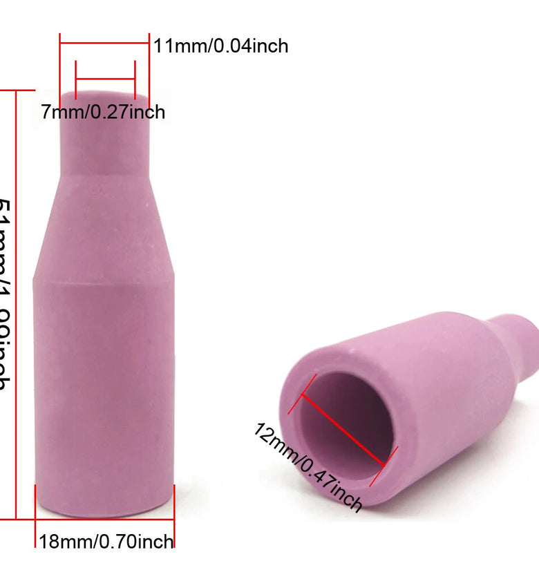 19Pcs 15AK For Binzel Torch Ceramic Nozzles Contact Tips Holders Mig Welder Consumable Accessories MB-15AK Mig Welding Torch