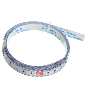 Self Adhesive Metric Ruler Miter Track Tape Measure Steel Miter Saw Scale For T-track Router Table Band Saw Woodworking Tool