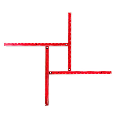 Woodworking Router Jigs Router Guides Adjustable Square Router Template Trimming Machine Milling Groove Engraving Guide Rail