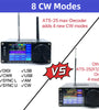 SI4732 ATS-25max-DECODER Radio Receiver 4.17 Version Adds CW RTty Decoding Function WiFi Function Four Audio Spectrum DSP Receiver FM LW (MW and SW) and SSB Built -in 3000mA Lithium Battery