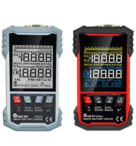MUSTOOL IR502/IR500 120V 500 Battery Internal Resistance Tester 4-Wire Kelvin Test Lead-acid Lithium Nickel-cadmium Batteries Tool