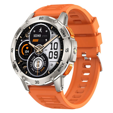 BlitzWolf BW-AT7 1.53-inch Screen Built-in Flashlight bluetooth Call Heart Rate Blood Oxygen Monitor Sleep Monitoring Breathing Exercise Multi-sport Modes IP68 Waterproof Smart Watch