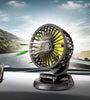 5V/12V/24V Single-Head Car Fan 360 Adjustable Cooling Fans 2 Speed USB Mini Size Five-blade Strong Wind For Auto Cooler