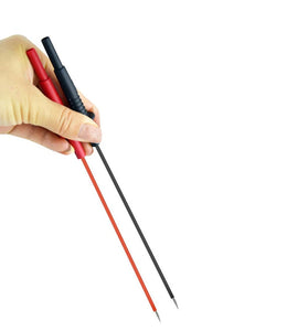 2PCS Universal Multimeter Test Probe 4mm Banana Plug Design Extended Length for Electrical Automotive Repair and Universal Testing