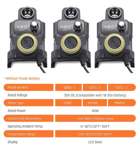 937D-I Cordless Soldering Station with Adjustable Temperature 20V DC 40W LED Display for Precision Welding Fit For DEWALT/MAKIT Battery 18/20V