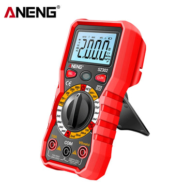 ANENG SZ302 Digital Multimeter AC/DC Votage Current Automatic Tester NCV Detector Resistance Ohm Ammeter Capacitance Meter