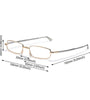 Folding Stretching Presbyopia Glasses Portable Anti Blue Light Reading Glasses Ultra-light Anti-fatigue Presbyopia Glasses Lighter Case