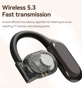 M62 AI Translation Earbuds OWS Wireless bluetooth Earphone 360 Surround Sound Intelligent Noise Reduction 58H Playback Power Digital Display Earhooks Sports Headphones