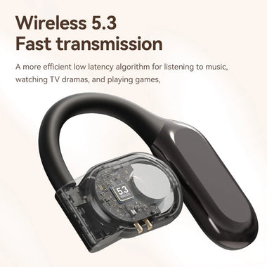 M62 AI Translation Earbuds OWS Wireless bluetooth Earphone 360 Surround Sound Intelligent Noise Reduction 58H Playback Power Digital Display Earhooks Sports Headphones