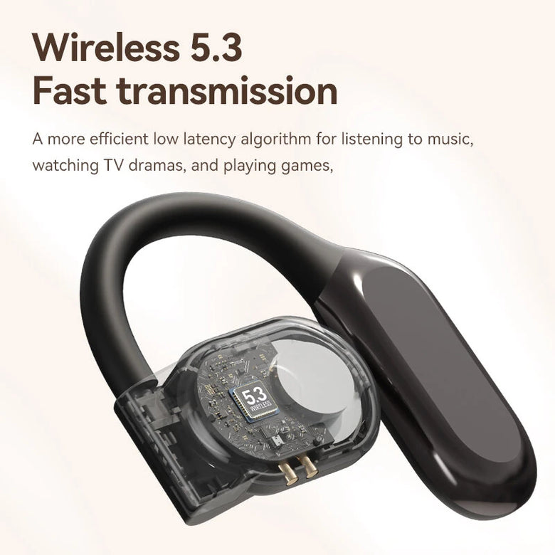 M62 AI Translation Earbuds OWS Wireless bluetooth Earphone 360 Surround Sound Intelligent Noise Reduction 58H Playback Power Digital Display Earhooks Sports Headphones