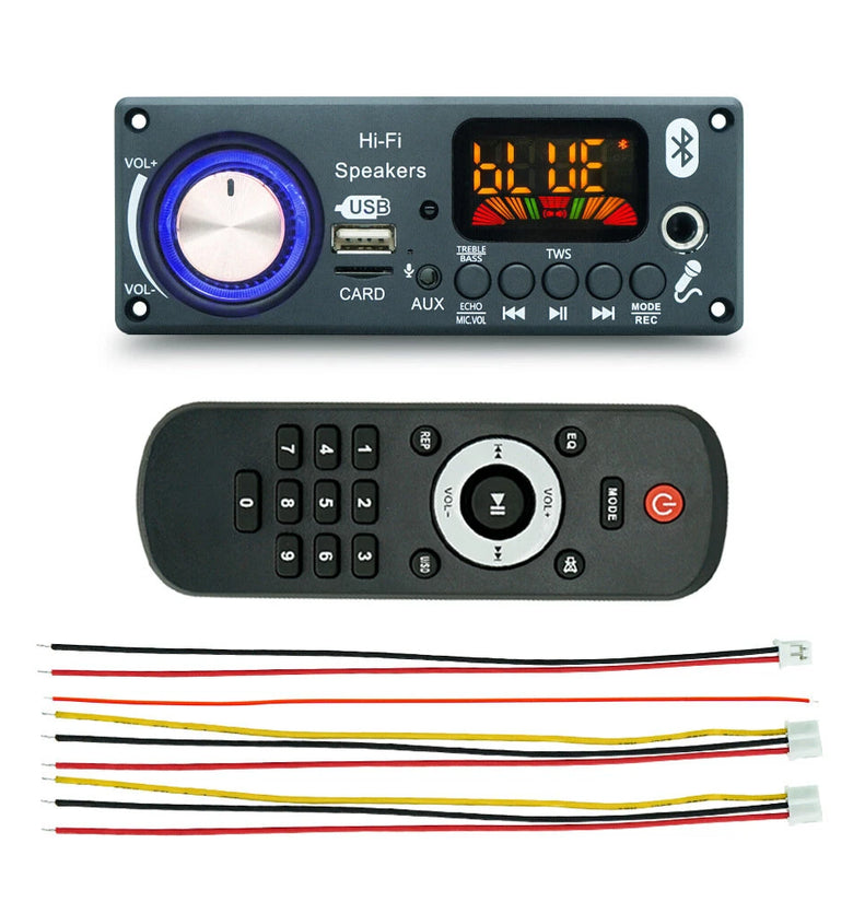 D185BT Wireless Preamp Amplifier Board Bluetooth MP3 Radio Decoder Module Support Remote Control