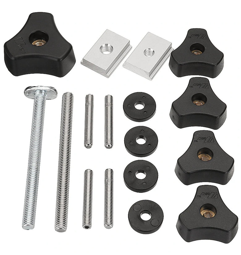 Drillpro Woodworking Tool Accessary Quick Action Hold Down Clamp Handle Nut for T-Slot T-Tracks