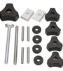 Drillpro Woodworking Tool Accessary Quick Action Hold Down Clamp Handle Nut for T-Slot T-Tracks